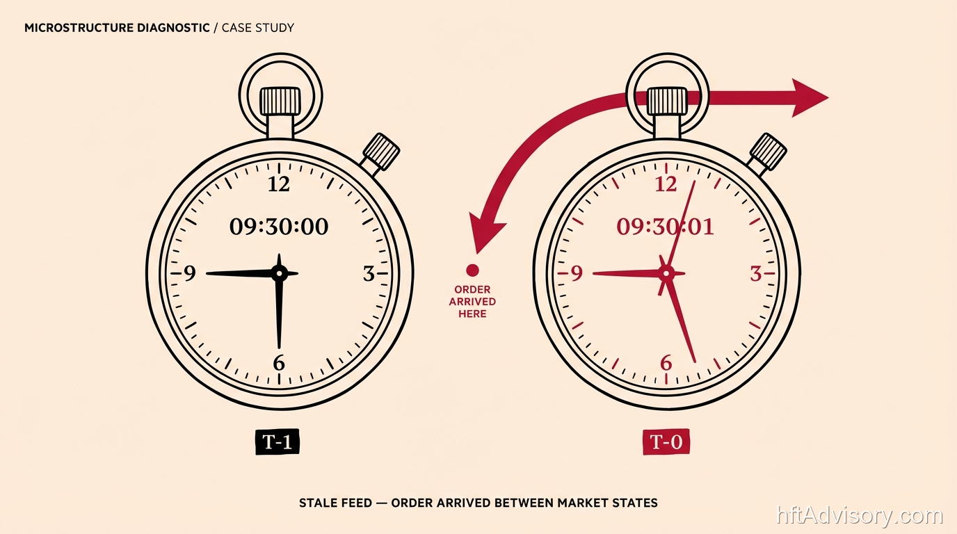 What Your Execution Stack Cannot See: A Market Microstructure Diagnostics Case Study in Fill Rate, VPIN, and the Stale Feed Trap - 2026 04 07 microstructure diagnostics hero 1